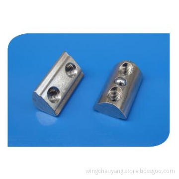 T-Nut Round Roll T Slot Spring Nut 3030 Series Steel M4 M5 M6